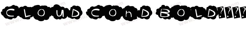 Cloud Cond Bold字体转换
